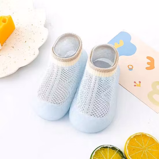 2023 New Design Summer Soft Breathable Shoelace Baby Indoor Sock Shoes Gift Kids Indoor Sandals